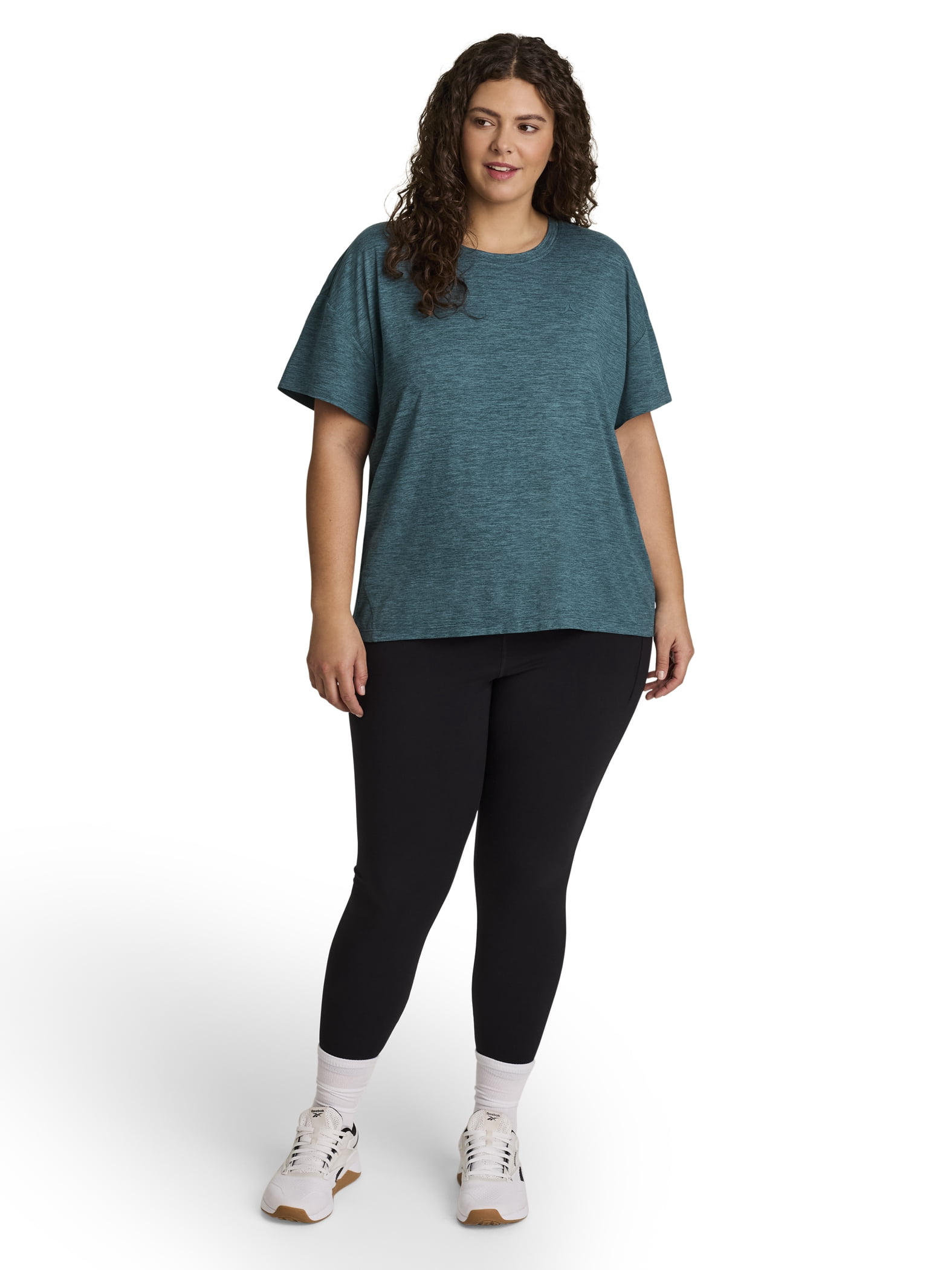 Reebok Women's Legacy Meet & Greet Performance Short Sleeve Top, Sizes XS-4X