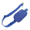 thumbnail image 4 of Riñonera de nailon elegante y ajustable para senderismo, compras y deportes, color azul, 4 of 8