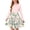 #A09-Pink, variant on Fall Dresses for Girls Casual A-Line Long Sleeve Girls Midi Dresses Vintage Floral Print Crew Neck Dresses Beach Twirly Skater Dresses 7-8 Years,Red