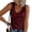 Red, variant on Women's Tanks Women's undershirt sleeveless V-neck shirt casual undershirt T-shirt button-down Women's Blouse Grey XL