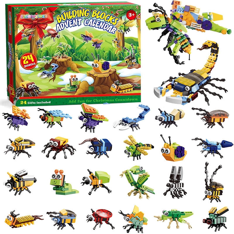 Advent Calendar Building Kit Christmas Advent Calendar Animal Building  Blocks 2022 For Kids Countdown Calendar Christmas Gifts - Walmart.com