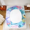 thumbnail image 5 of jejeloiu Lovely Axolotl Salamander Twin Sheet Sets,Watercolor Ink Painting Twin Fitted Sheet,Abstract Aesthetic Art Flat Sheet For Teens,Ultra Soft Home Decor,3 Pieces, 5 of 7