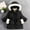 Black, variant on Abomasnow Kids Zip Up Snow Coat Winter Girl Clothes Puffer Jacket Padded Outfit Child Outwear with Glove 3-8 Years