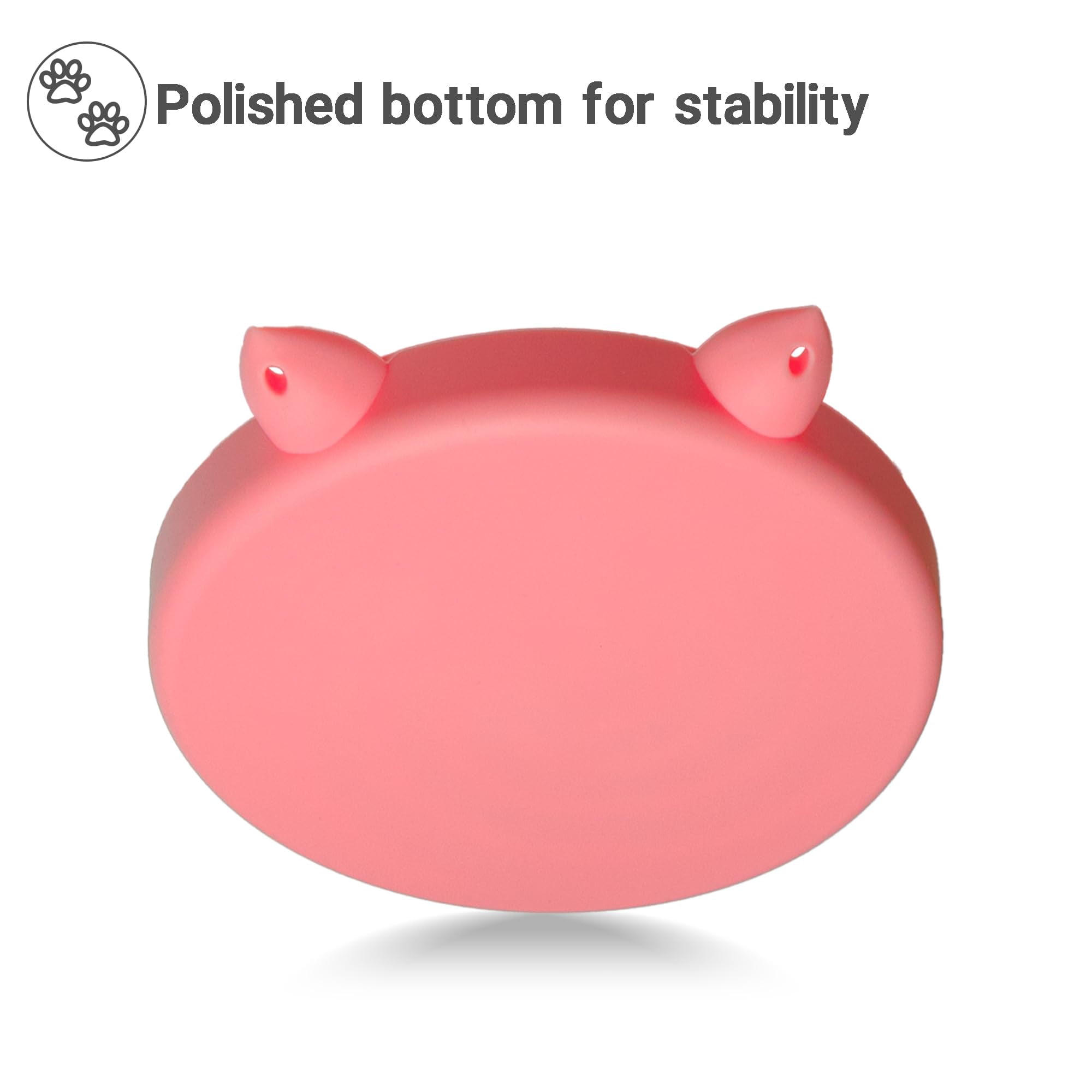 Slow Feeder Cat Bowl, Easy to Clean Silicone Bowl, Ideal for Dry and Wet Food (Green and Blue)
