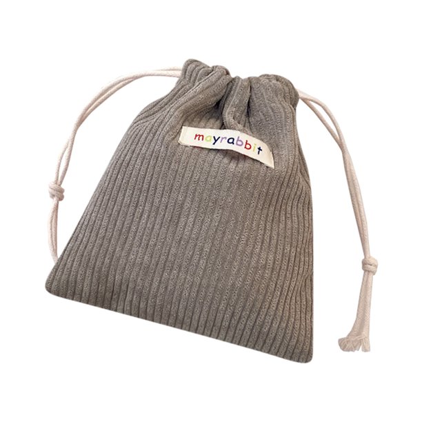Organizador de Bolsa de Almacenamiento Corduroy Organizador de Banda Elástica, Bolsa de Lápiz Labial de Fragmento, Bolsa Portátil de Almacenamiento Cosmético Bolsa Cosmética Pequeña