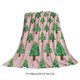 thumbnail image 3 of Decoraciones navideñas, manta de franela navideña con diseño de árbol de Navidad, escena de bosque nevado, manta estampada gruesa, felpa de doble cara, manta para la siesta, chal, manta de regalo navi, 3 of 6