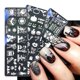 thumbnail image 2 of Juego De Placas De Sello De Uñas De Halloween Telarañas De Acero Inoxidable Calabazas Murciélagos Cabeza Hueso Plantillas De Sellos De Imagen Impresión Diy Decoración De Uñas De Halloween 6 Unids Speravity CE007862-01, 2 of 6