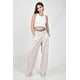 thumbnail image 1 of Pantalon Wide Leg con pretina doble /Juvenil, 0506 (Hueso) beige CH, 1 of 6