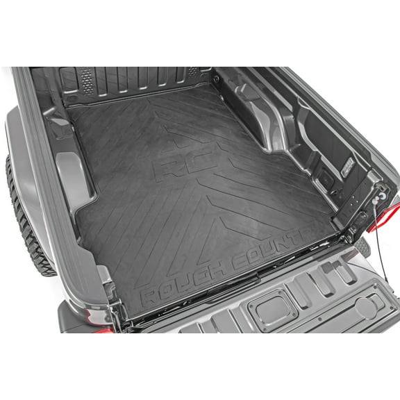 Rough Country Rubber Bed Mat for 2020-2025 Jeep Gladiator JT | 5' Bed - RCM687