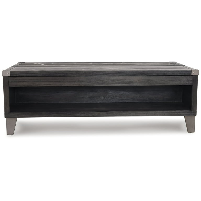 Signature Design by Ashley Todoe Lift Top Coffee Table, Dark Gray