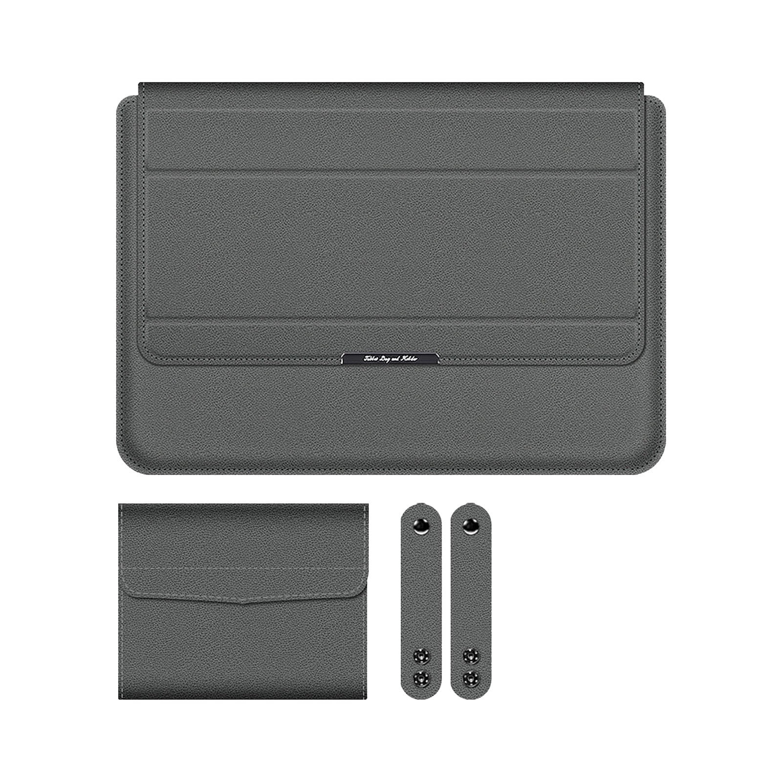 COM1950s Universal 13-14 Inch Laptop Sleeve with Adjustable Stand,Portable Laptop Bag for Travel,Multifunctional Protective Case Featuring Magnetic Closure and Accessory Storage