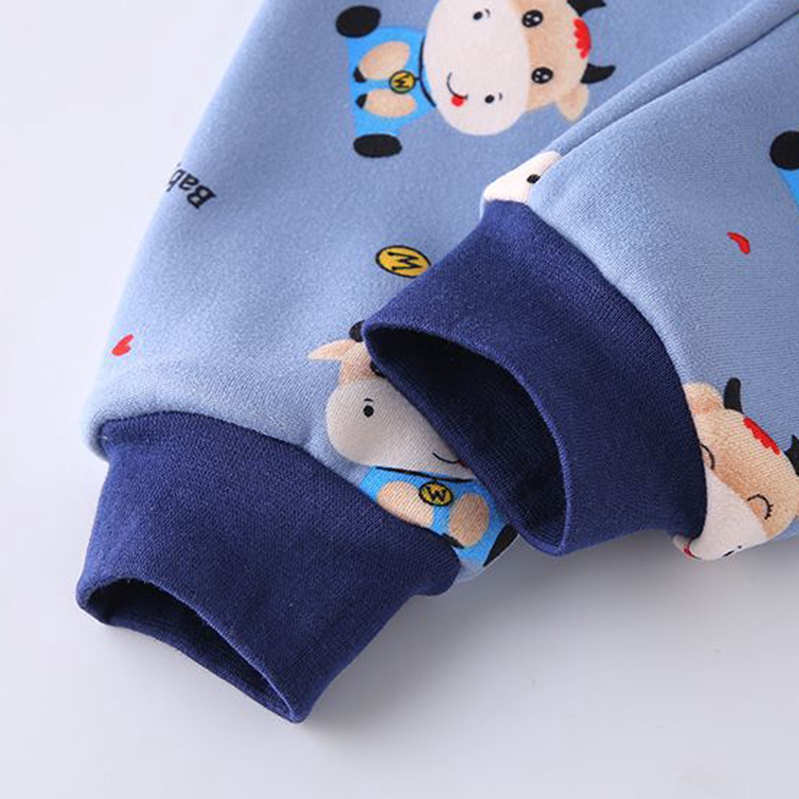 Pantalon Enfant Automne-hiver - Imprimé Dessin Animé, Taille élastique, Confortable - 11