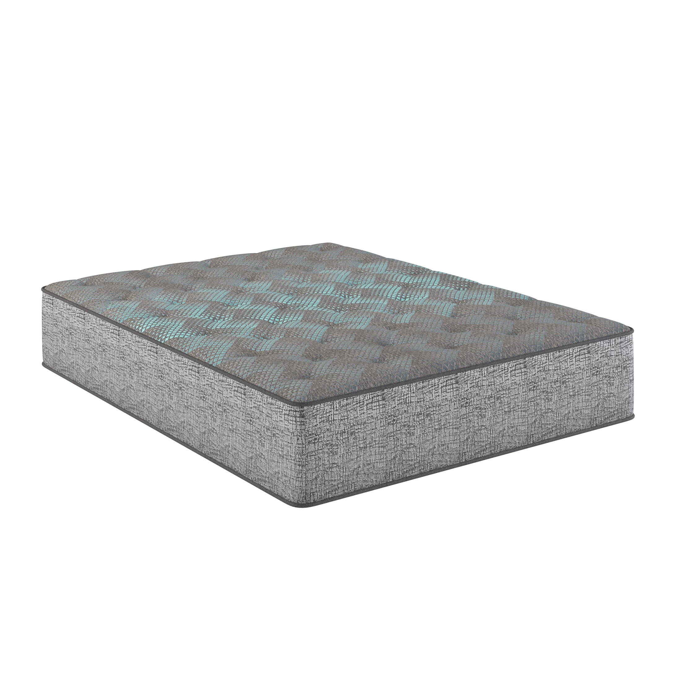 California King 13 Inch Firm Hybrid Cooling Mattress, Blue Grey, Pocket Coil Support for Motion Isolation & Cool Sleep