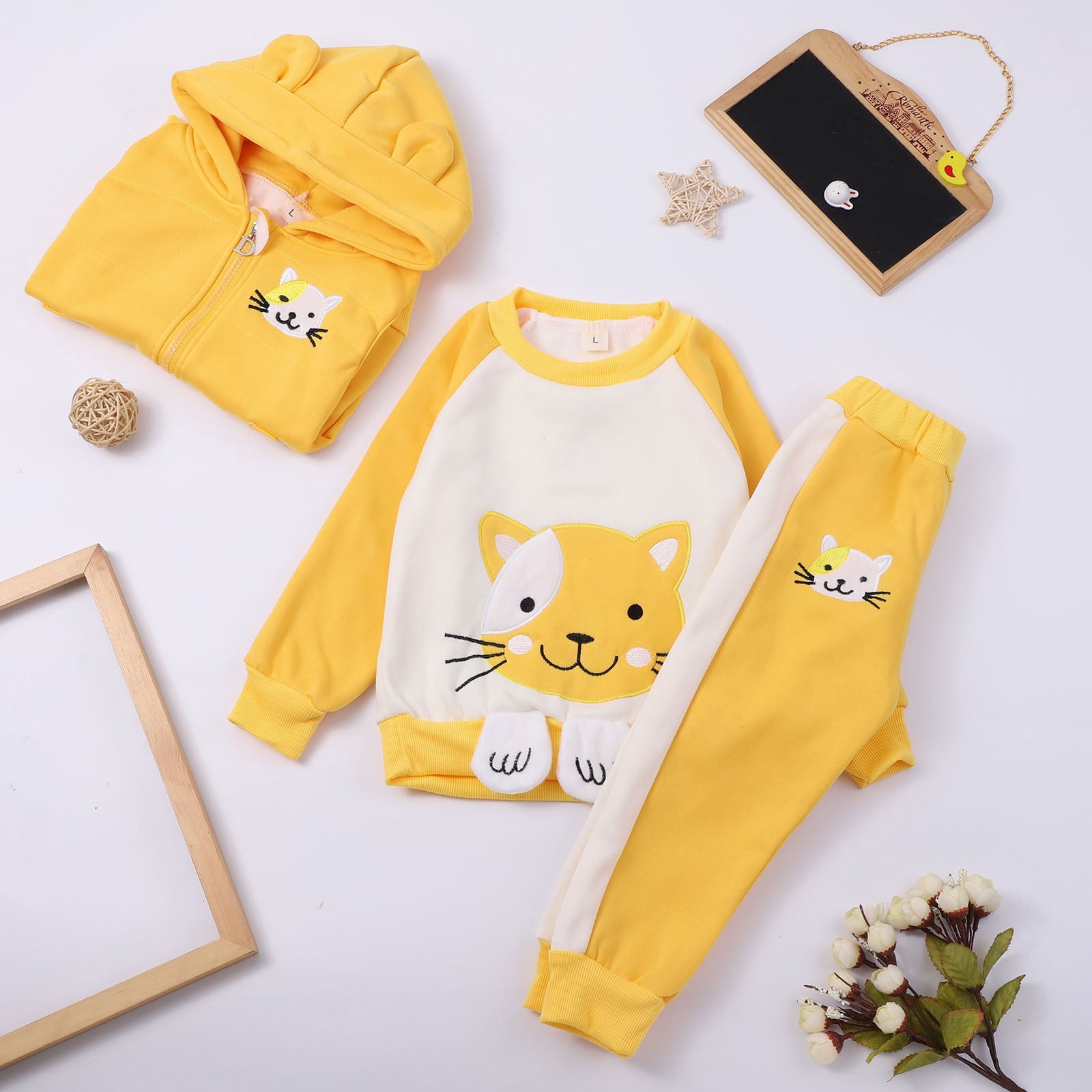 HIPYLO Christmas Newborn Outfit Boys Baptism Outfit Toddler Girl Clothing Set Vintage Baby Girl Clothes Boys Clothes Size 8-10 Tween Girl Return, Yellow 18-24 Months