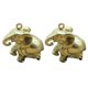 thumbnail image 1 of 2pcs encantos de elefante de latón colgante de llavero de latón colgante de animal (color aleatorio), 1 of 5