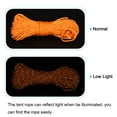 thumbnail image 4 of Unique Bargains 101.7Ft 4mm Nylon Reflective Tent Rope Guyline Camping Cord Orange, 4 of 5