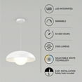 thumbnail image 4 of Artika Boden White LED Pendant Light 3CCT, 4 of 7
