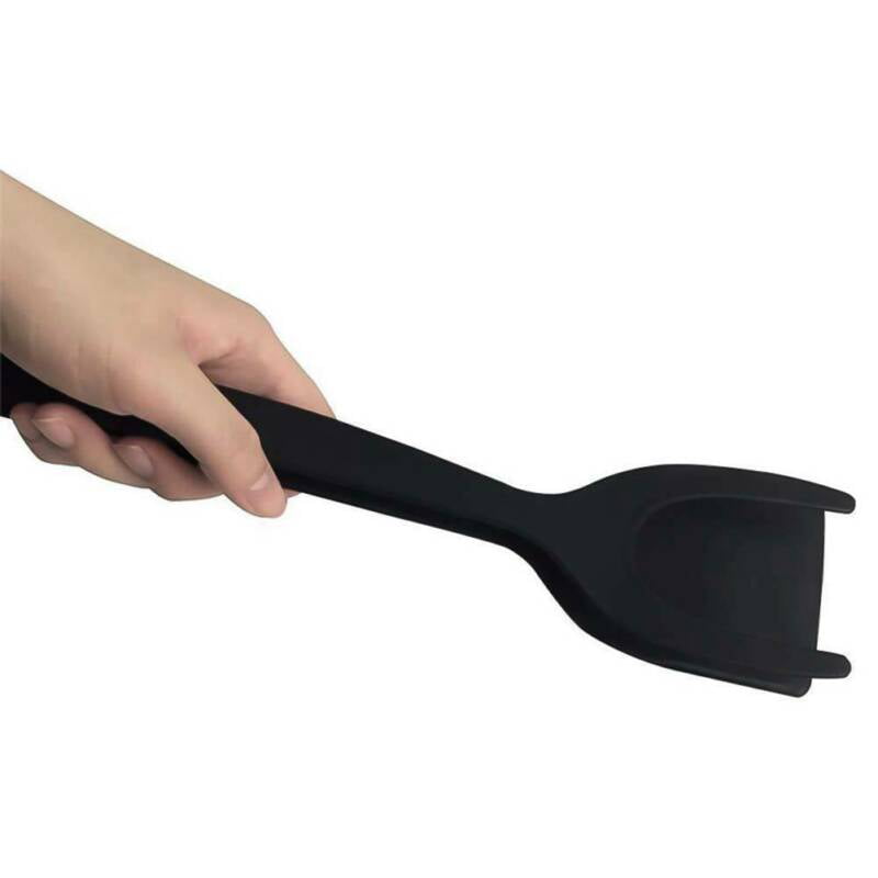 Silicone Egg Spatula 2 IN 1 Grip and Flip Turner Home Kitchen Cooking Tool Red 