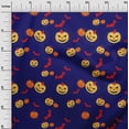 thumbnail image 3 of oneOone Polyester Spandex Blue Fabric Halloween Sewing Craft Projects Fabric Prints By Yard 56 Inch Wide, 3 of 4