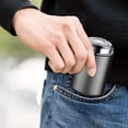thumbnail image 1 of Mini afeitadora eléctrica recargable de metal, carga rápida tipo C, IPX7 resistente al agua, cuchillas de acero inoxidable, portátil para el cuidado personal masculino y viajes, 1 of 6