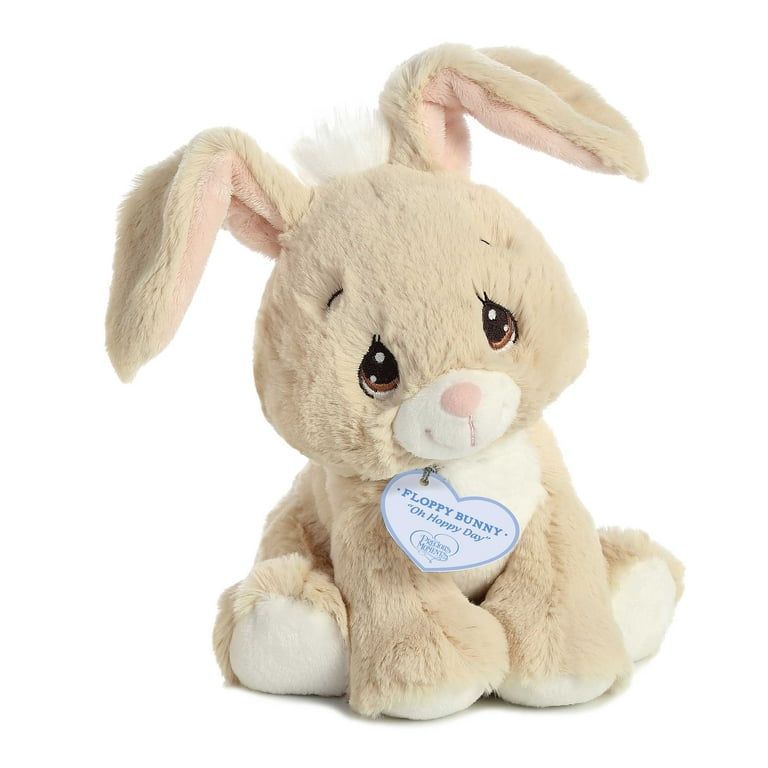 Aurora - Small Tan Precious Moments - 8.5 Floppy Bunny - Inspirational Stuffed  Animal 