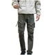 thumbnail image 2 of Pantalones largos de moda para hombre, casuales, de color sólido, con bolsillos y cremallera, cintura elástica, de poliéster., 2 of 7