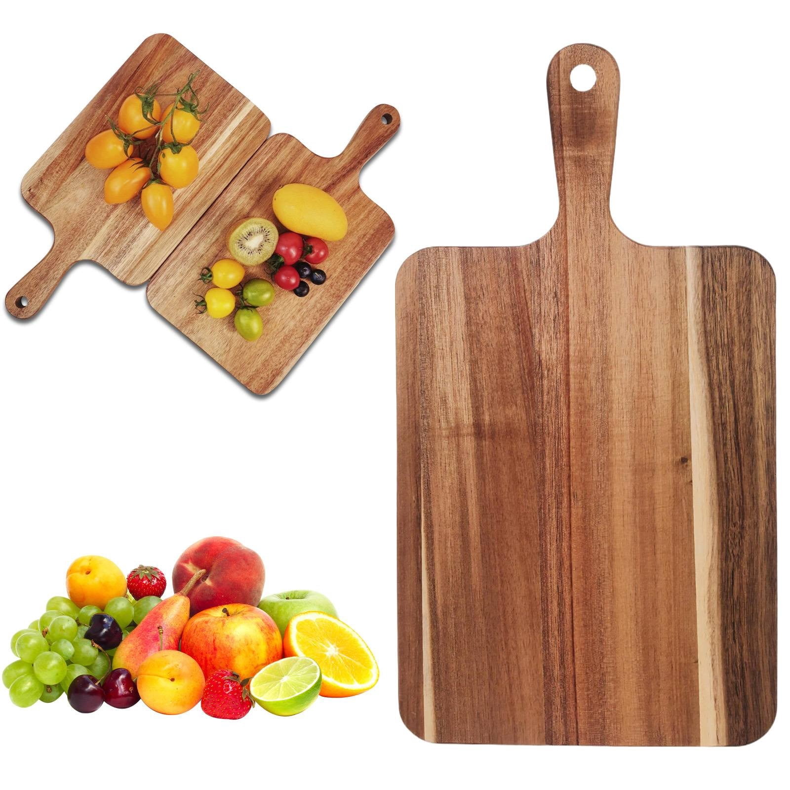 Vaiyer Bamboo Cutting Board With Juice Groove - Heavy Duty 15x9.64x0.78 Inch Kitchen Chopping Board For Meat, Veggies, Cheese - View #4