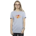 thumbnail image 2 of DC Comics T-Shirt Boyfriend en Coton Rouge Éclair pour Femmes, 2 of 3