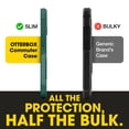 thumbnail image 5 of OtterBox Commuter Series Case - iPhone 17e, iPhone 16e, iPhone 15, iPhone 14, iPhone 13 - MagSafe Edition - Thin & Tough, Pocket-Friendly, with Port Protection - Green, 5 of 9
