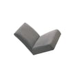thumbnail image 1 of Especiales para Sillas de Comedor Elásticas de Jacquard con Respaldo - Cortas de de para Sillas de Comedor Sólido Gris claro Macarena Funda para silla de comedor, 1 of 5