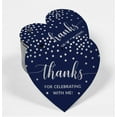 thumbnail image 2 of Inkdotpot Thanks For Celebrating With Me Birthday Bottle Tag Real Silver Foil Favor Hang Tags Pack Of 100, 2 of 6