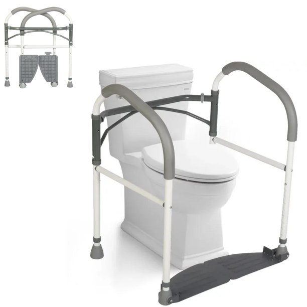 Nisorpa Toilet Safety Rails, Gift, Portable Bathroom Safety Frame for