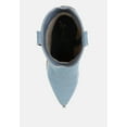 thumbnail image 5 of Nigara Cut Out Detail Denim Cowboy Boots, 5 of 6