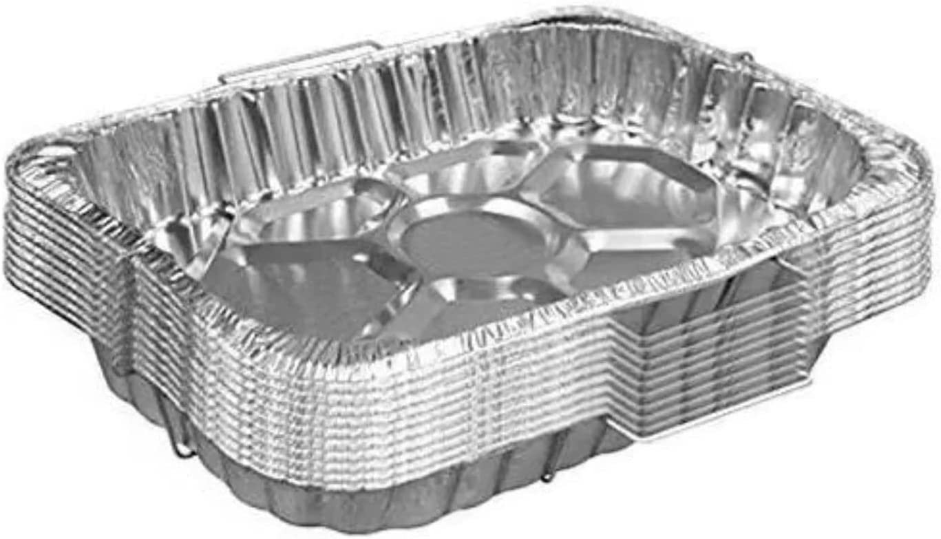 Aluminum Foil Roasting & Baking Pans with Handles and Support 18 Inch