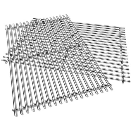 66095 66802 Grill Grates Replacement Parts for Weber Genesis II 300 and Genesis II LX 300 Series Gas Grills,18.75" Cooking Grid for Weber 61000001 66014001 Grill grates