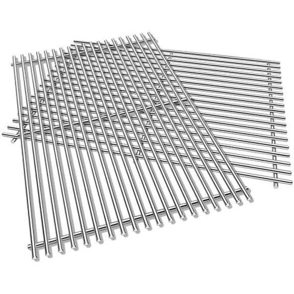 66095 66802 Grill Grates Replacement Parts for Weber Genesis II 300 and Genesis II LX 300 Series Gas Grills,18.75" Cooking Grid for Weber 61000001 66014001 Grill grates