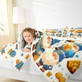 thumbnail image 4 of Feelyou Hanukkah Menorah Teens Full Size Comforter Sets, Kawaii Rustic Gnome Bedding Comforter Set, Happy Chanukah Theme Reversible Bedding Sets, Lightweight Room Decor, 3-Piece, 4 of 8