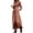 Vermilion, variant on CIENVNSTG Fall Plaid Print Swing Long Dresses Woman Sexy Lapel Shirt Dress Casual Long Sleeve Pocket Slit Maxi Dress Yellow XL