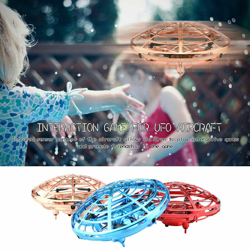 360 ° Mini Drone Smart UFO Aircraft for Kids Flying Toys RC Hand Control Gift 