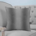 thumbnail image 4 of Grey Ombre 20x20 Pillow Covers Set of 2, Farmhouse Gray Gradient Modern Art Throw Pillow Covers Decorative Couch Cushion Case, Microfiber Square Pillowcases for Bedroom Car Living Room, 4 of 7