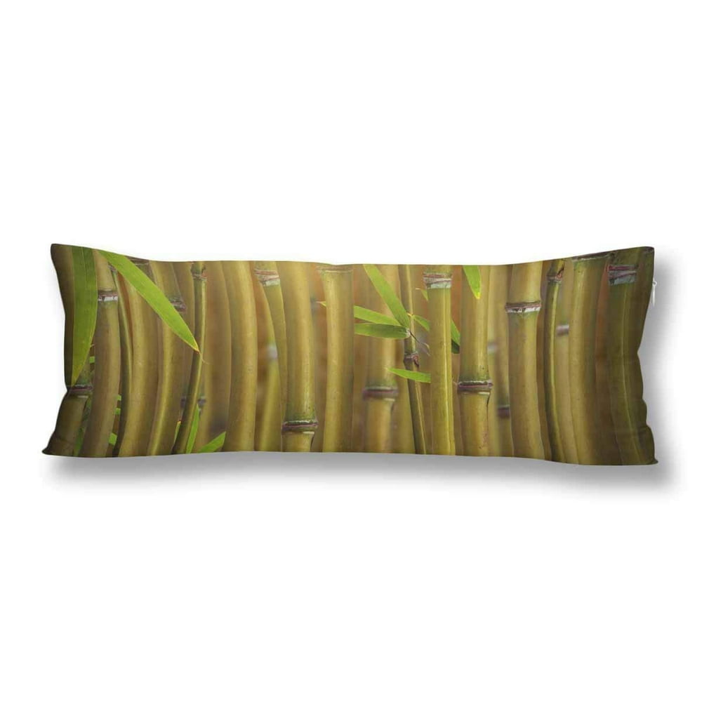 ABPHOTO Bamboo Body Pillow Covers Pillowcase Throw Pillows 20x60 inch