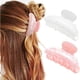 thumbnail image 1 of wonima11 Acrylic Claw Clip White Hair Clips Medium Hair Claw Clips Hair Accessories for Women and Girls (Pack of 2), 1 of 1