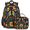 Multicolour 3, variant on Herdesigns Mexico Floral Colorful Ornate Ethnic Large Backpack Set with Lunch Box Lightweight Water Resistant Travel Laptop Backpacks Casual Daypacks for Women Men