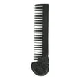 thumbnail image 2 of Mustache Comb, Professional Stainless Steel Beard Comb Stylish Styling Tool Rust Proof  For Daily Life For Home Travel Black, 2 of 8