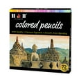 thumbnail image 1 of H&B Oil Colored Pencils Set 72 Color Pre-Sharpened Color Sketch Pencils Art Supplies for Students Adults Artists Drawing Sketching Coloring Books Decoration DIY Projects Present Gift, 1 of 6