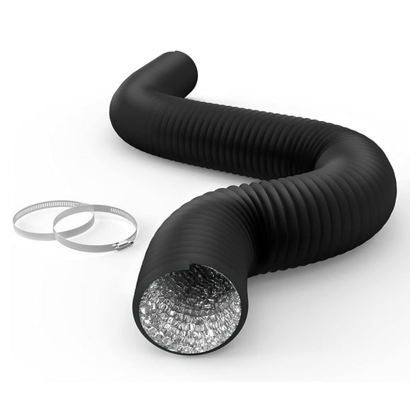 Manguera de ventilación Simple Deluxe, conducto de aluminio flexible de 4 pulgadas