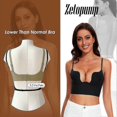 thumbnail image 3 of Low Back Bras For Women-seamless Deep U Plunge Backless Bras Convertible Multiway Low Cut Open Back Bra Halter Bras-2025, 3 of 5
