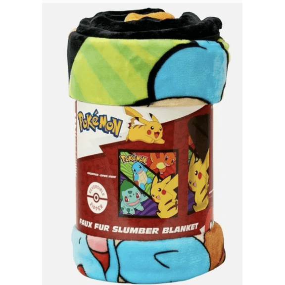 Pokemon Youth Slumber Bag 54” W x 56”