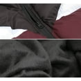thumbnail image 4 of Women's Lightweight Quilted Stand Collar Full Zip Up Down Puffer Jacket Vest (Burgundy/Black/White,, L), 4 of 4