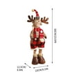 thumbnail image 6 of Christmas Deer Figure Window Decoration, Holiday Ambiance Decor, Festive Christmas Gift Accent for Home or Office Window, Seasonal Holiday Decor, 6 of 6